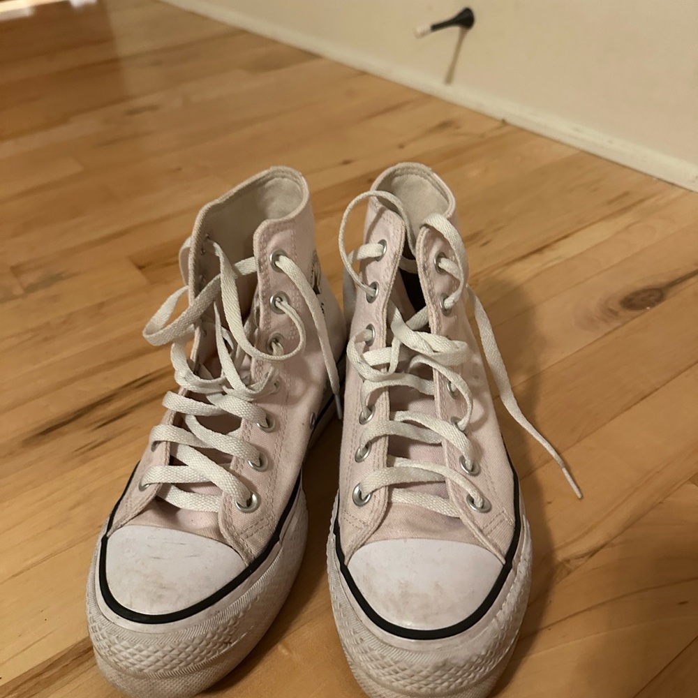 High-Top Sneakers with Laces